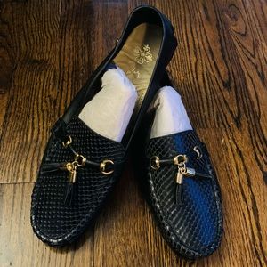 Velez Snake Print Leather Loafers
